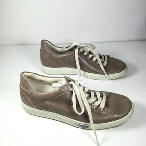 Ecco SOFT 7 LONG LACE Sneakers Taupe Size 6